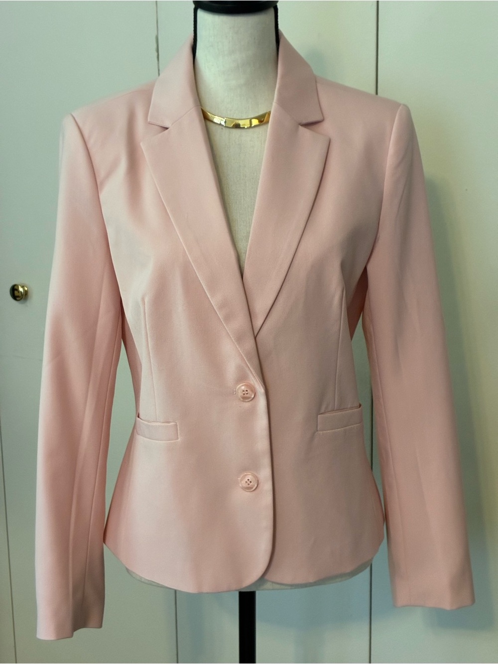 Women's Pink Tailored Lightweight Blazer